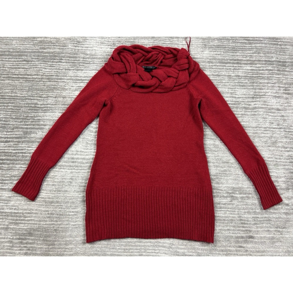 United States Sweaters Sweater Womens Small Red Long Sleeve Acrylic Blend‎